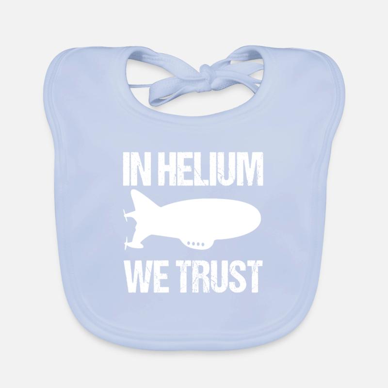 Zeppelin Helium Gift Organic Baby Bibs