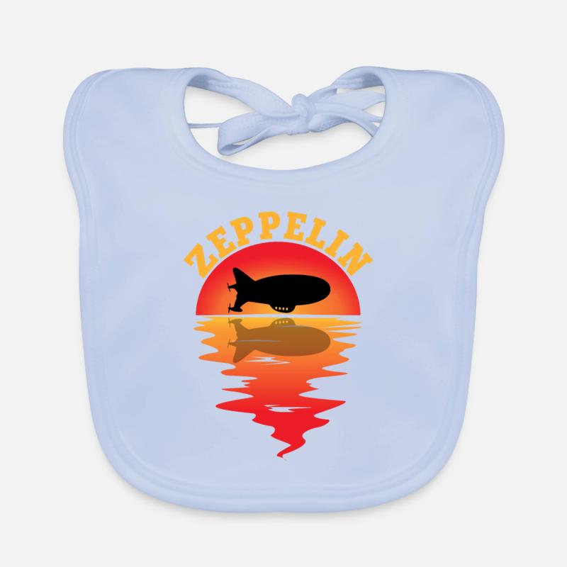 Zeppelin Organic Baby Bibs