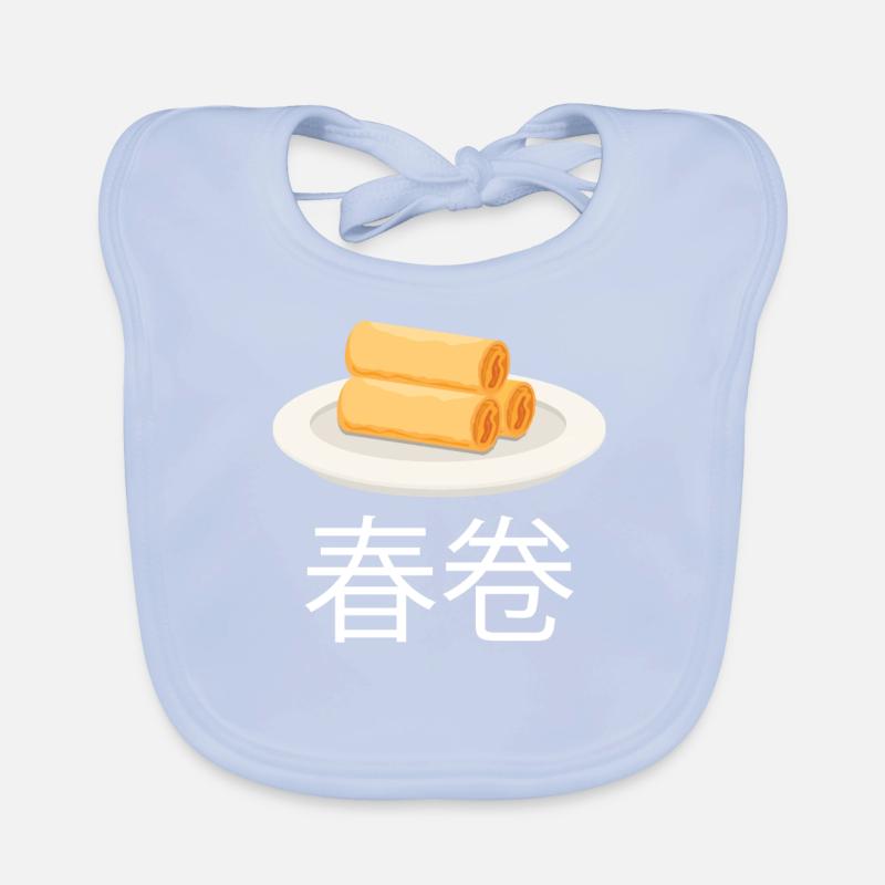 Spring Rolls Organic Baby Bibs