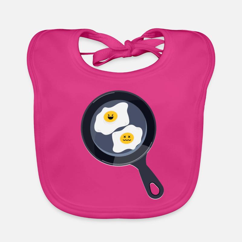 Fried eggs Organic Baby Bibs