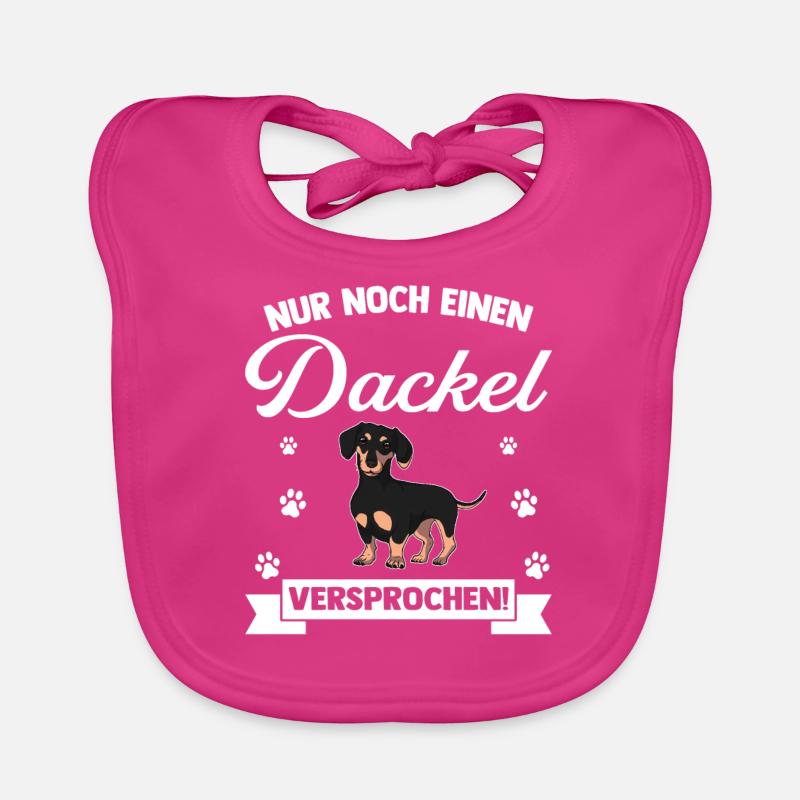 Dackel Dackel Geschenk Baby Bio-Lätzchen