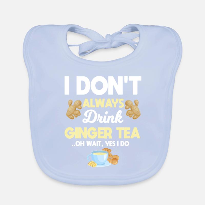 Ginger tea Organic Baby Bibs