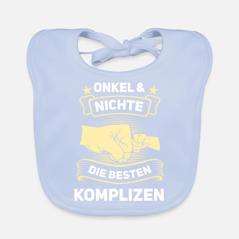 Onkel Nichte Nichten Geschenk Baby Bio-Lätzchen