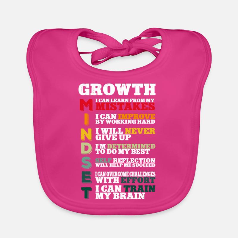 Teacher Growth Mindset Baby Bio-Lätzchen