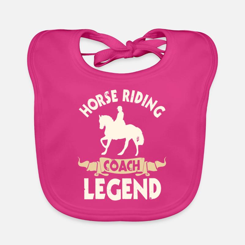 Riding instructor legend Organic Baby Bibs