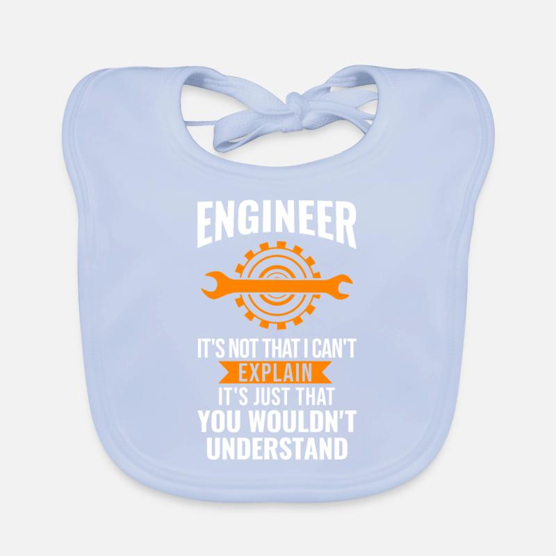 Engineer Engineers Engine Gift Bavoir bio Bébé