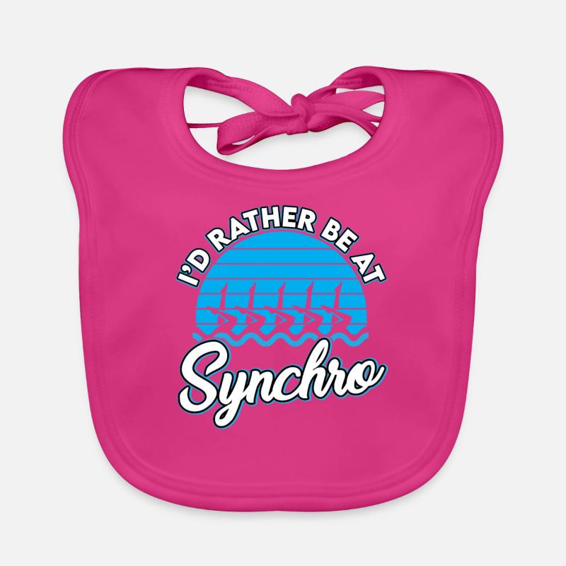 Synchronschwimmen Baby Bio-Lätzchen