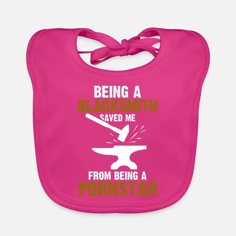 Forgeron Cadeau forgeron Bavoir bio Bébé
