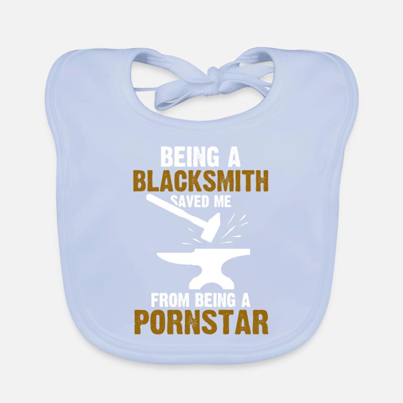 Blacksmith Blacksmith Gift Organic Baby Bibs