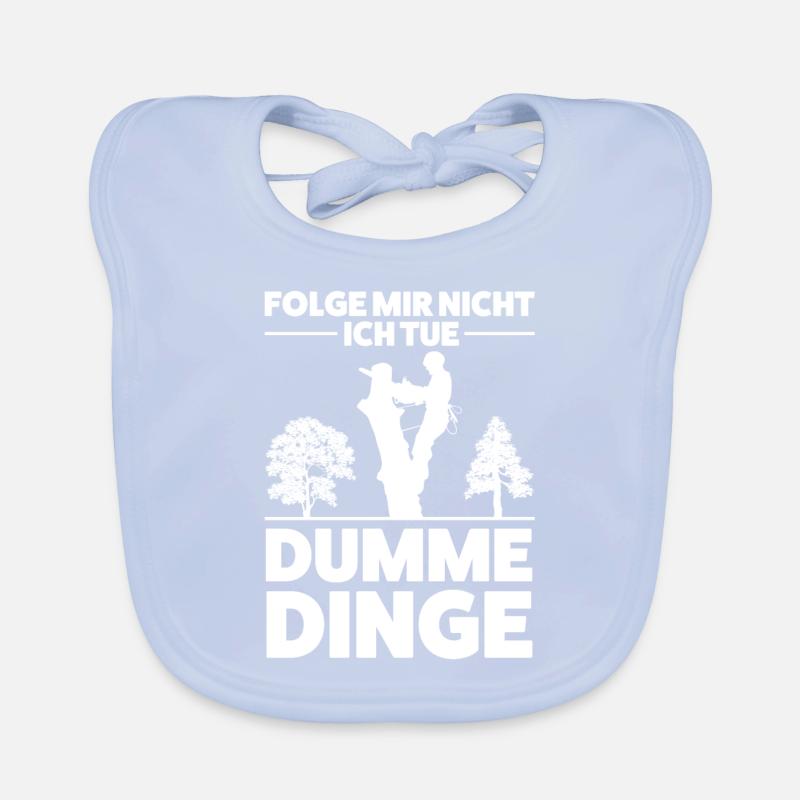 Baumpfleger Baumkletterer Arborist Geschenk Baby Bio-Lätzchen