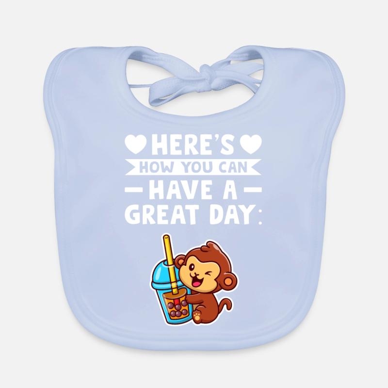 Bubble Tea Bubble Tea Fan Articles Bubble Organic Baby Bibs