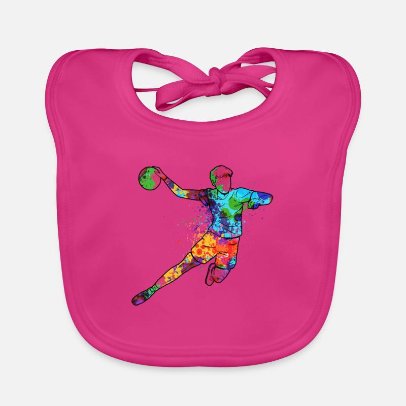 Handball Baby Bio-Lätzchen
