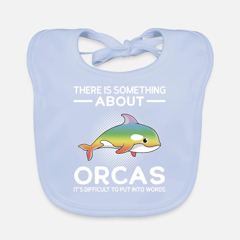 Orca Orca Tiergeschenk Baby Bio-Lätzchen