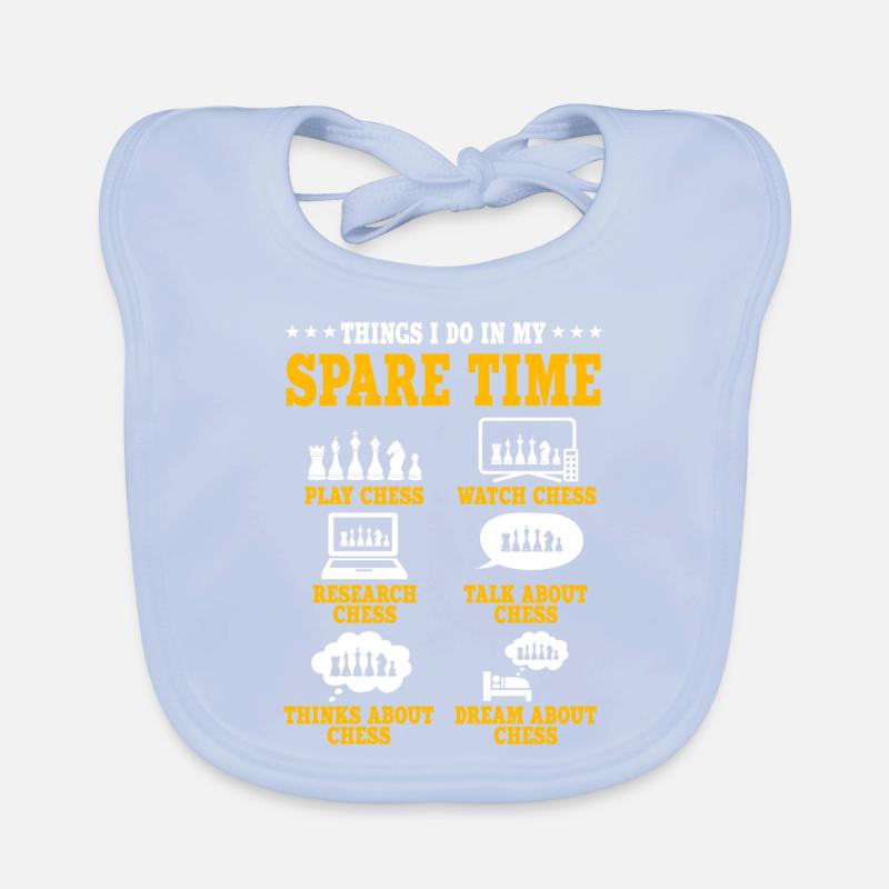Schach Geschenk Baby Bio-Lätzchen