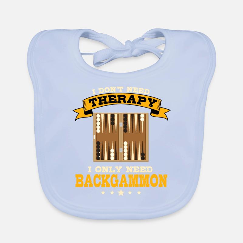 Thérapie de backgammon Bavoir bio Bébé