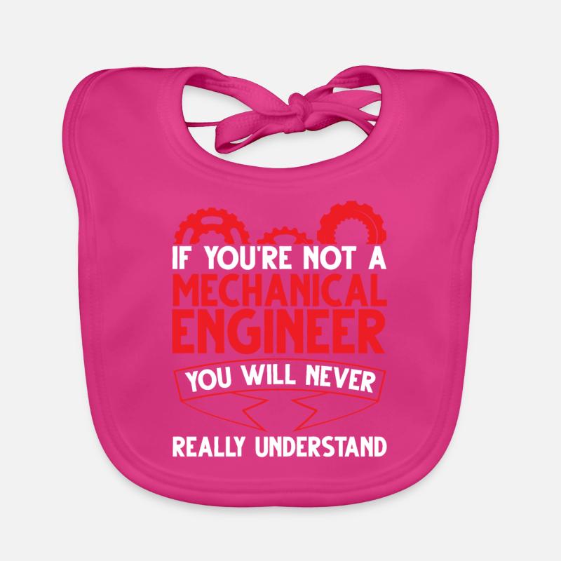 Mechanical Engineer Mechanic Workshop Organic Baby Bibs