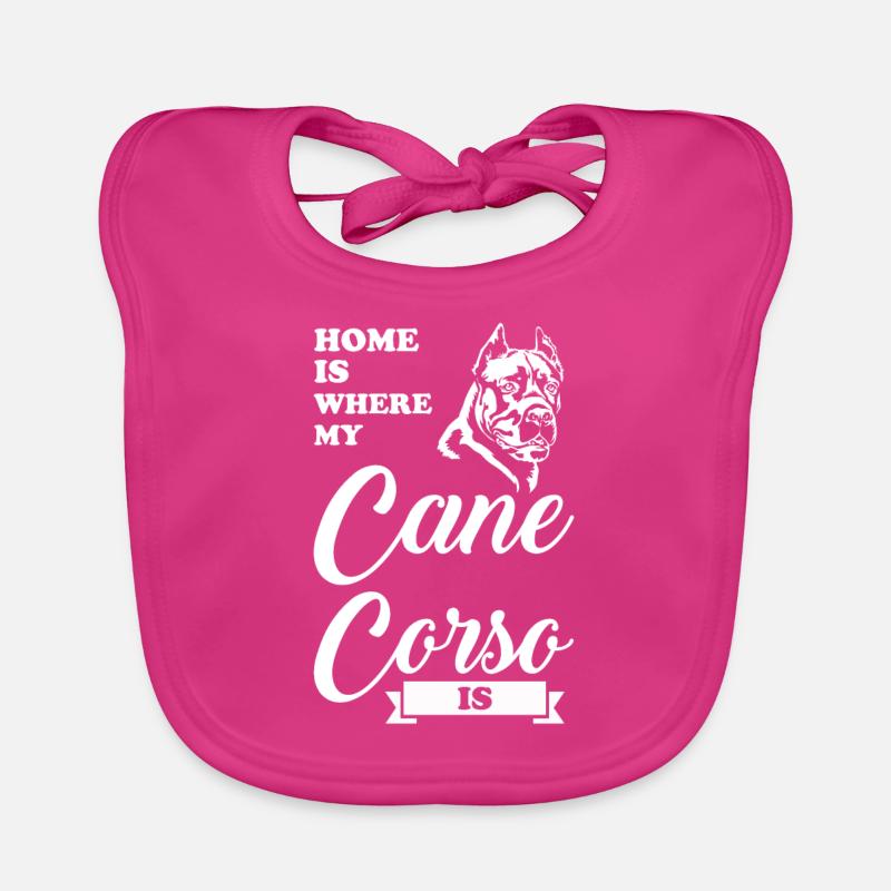 Cane Corso Cane Corso Geschenk Baby Bio-Lätzchen