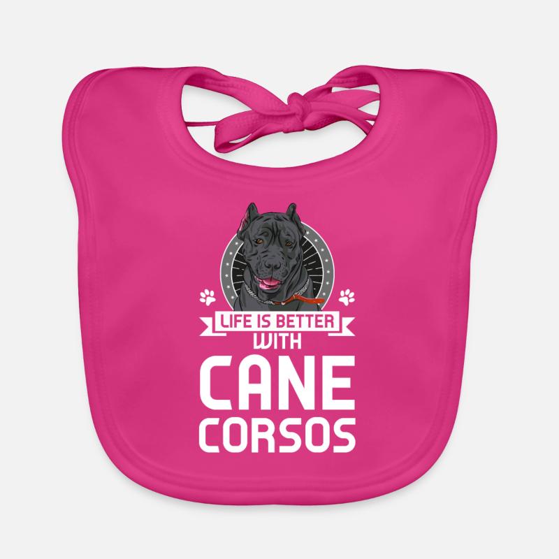 Cane Corso Cane Corso Cadeau Bavoir bio Bébé