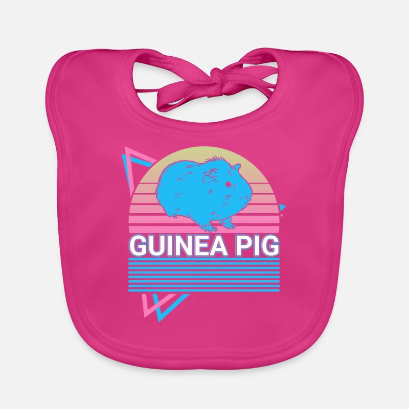 Cochon d’Inde Rétro Bavoir bio Bébé
