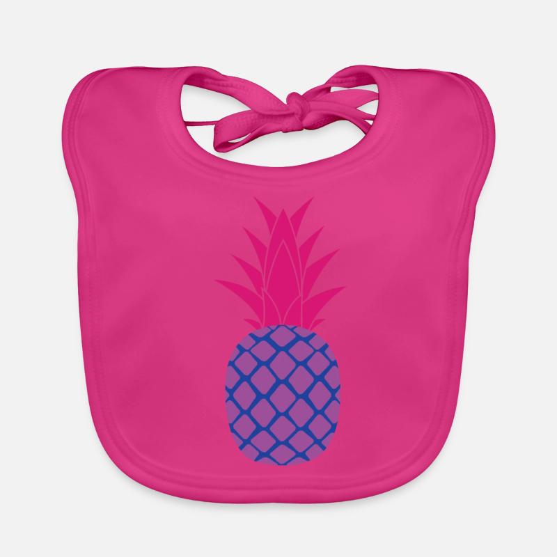 Bisexual Pineapple Bisexual Pineapple Organic Baby Bibs