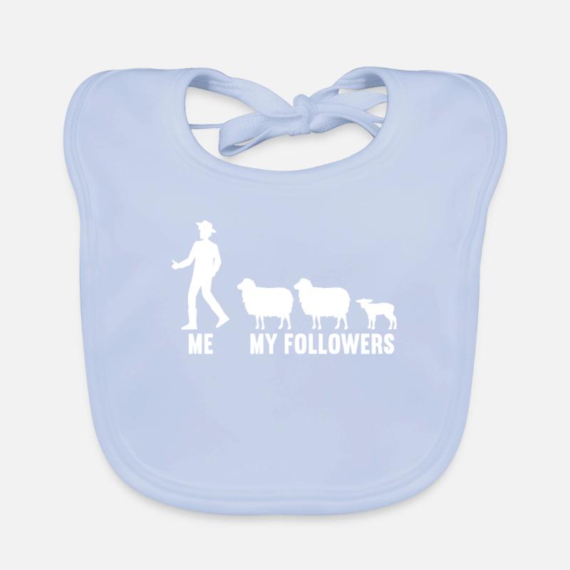 Moi et mes disciples éleveurs de moutons moutons Bavoir bio Bébé