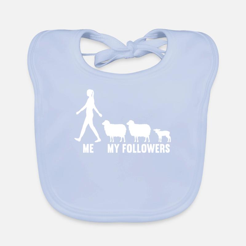 Moi et mes disciples Farmer Sheep Sheep Bavoir bio Bébé