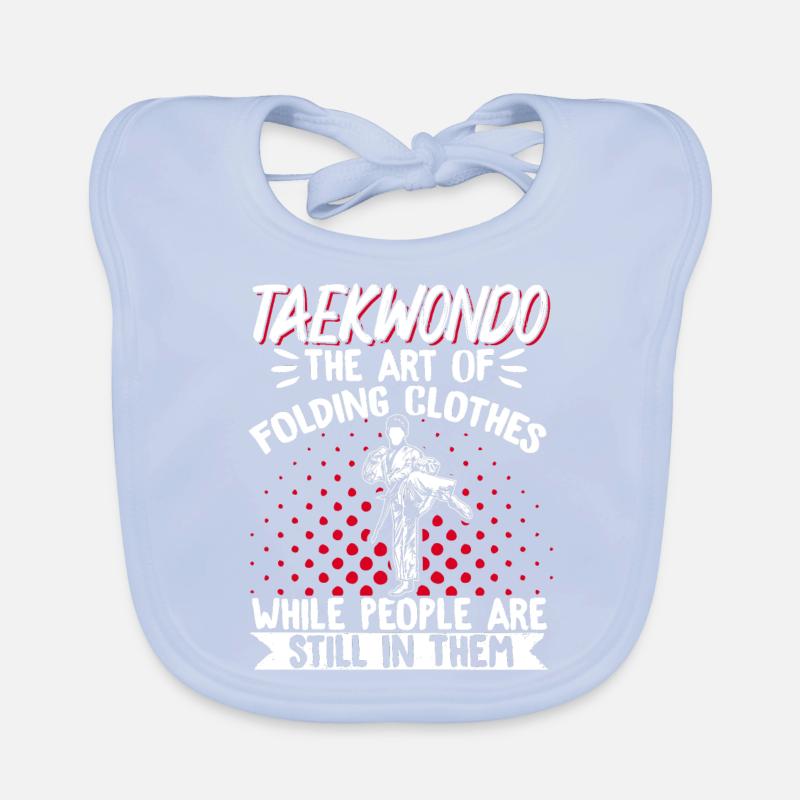 TKD Korean Martial Arts Tae Kwon Baby Bio-Lätzchen