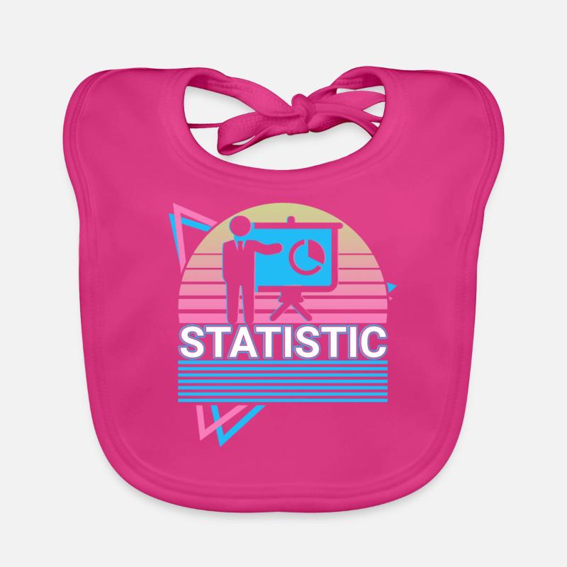 Statistician Statistician Retro Gift Organic Baby Bibs