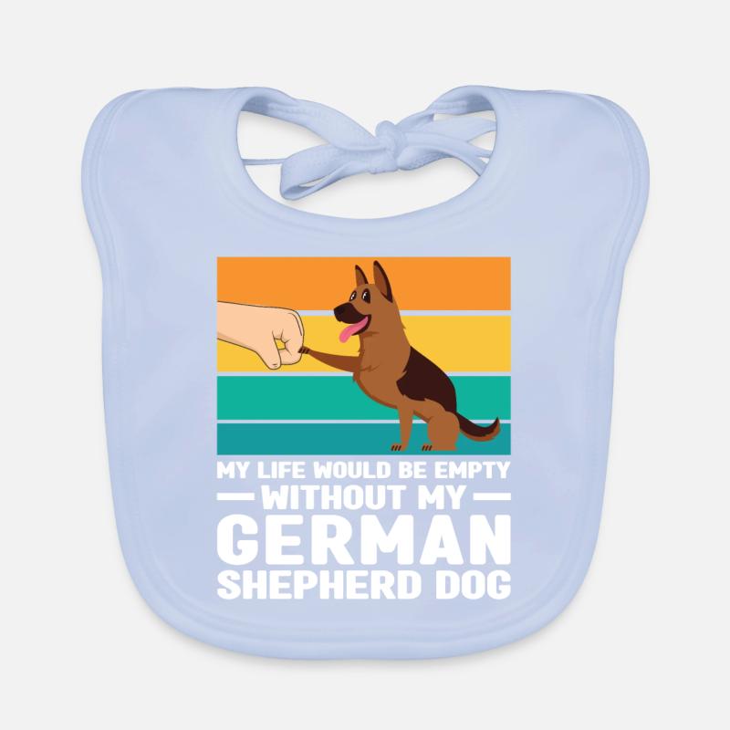 Schäferhund Mama Deutscher Schäferhund Geschenk Baby Bio-Lätzchen