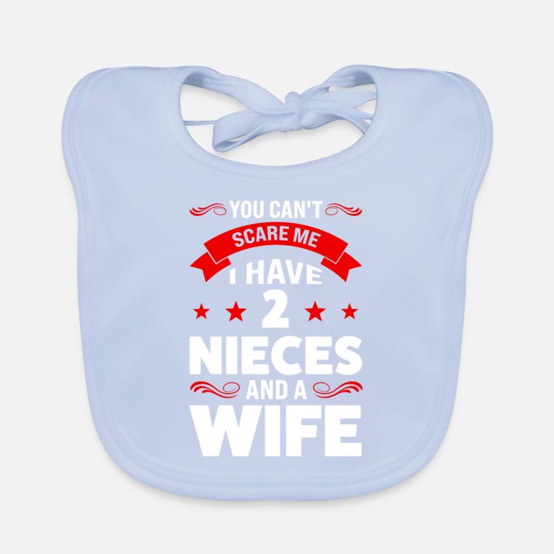 Uncle 2 Nieces Uncle 2 Nieces Gift Organic Baby Bibs