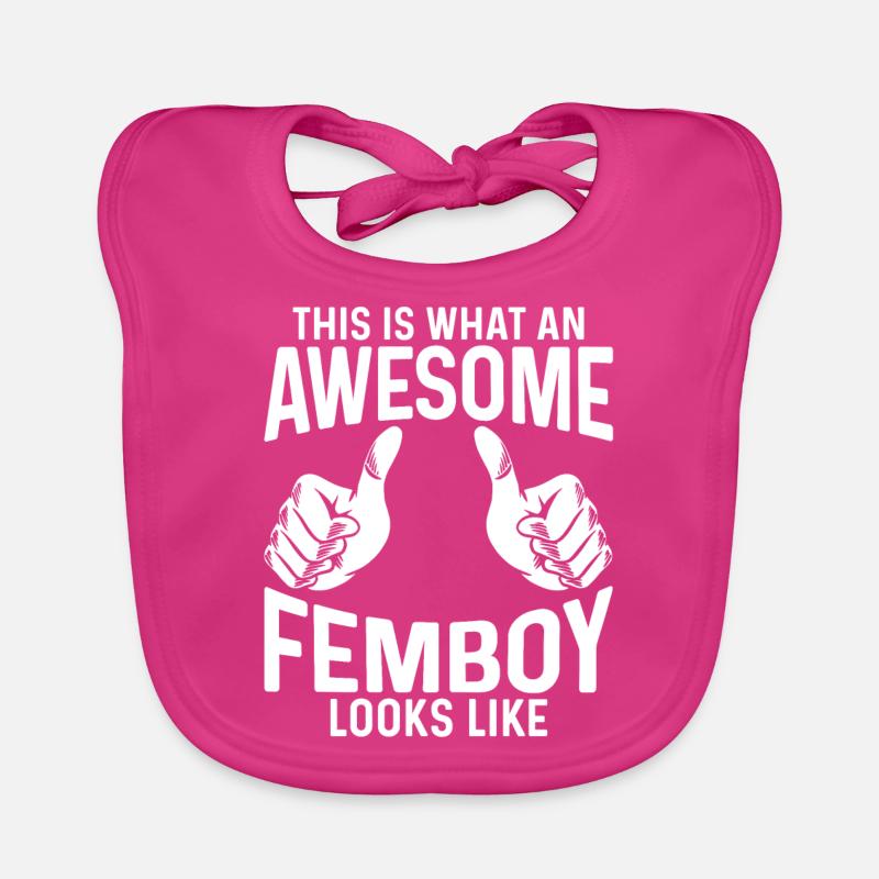 Femboy Gift Organic Baby Bibs