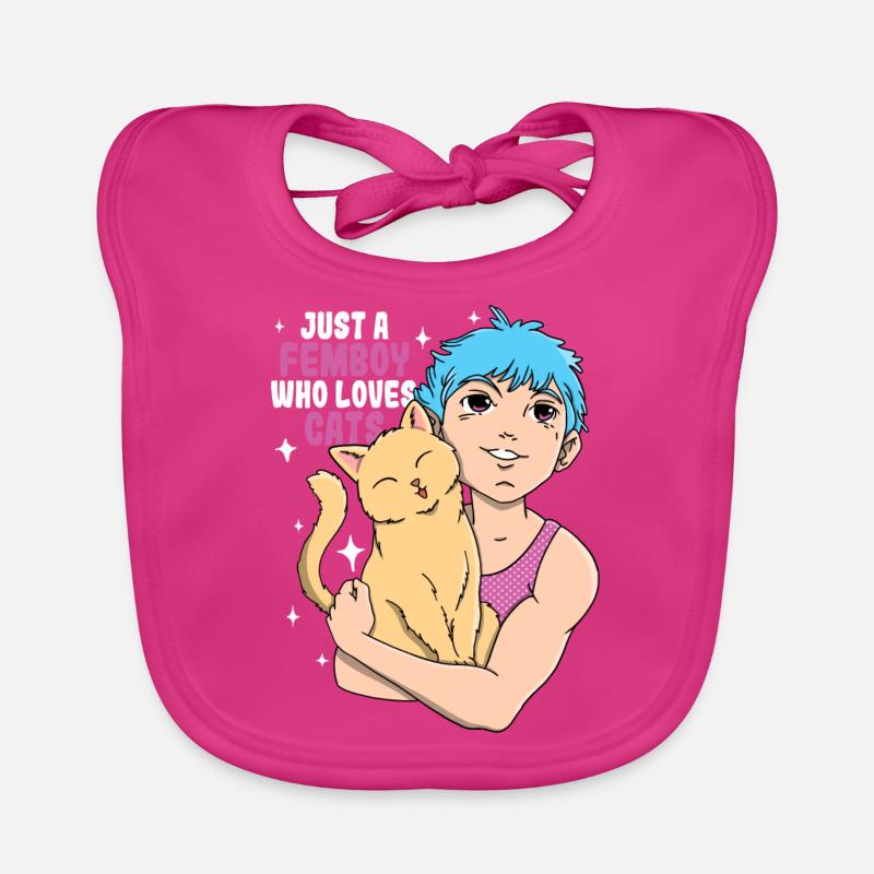 Femboy Gift Organic Baby Bibs