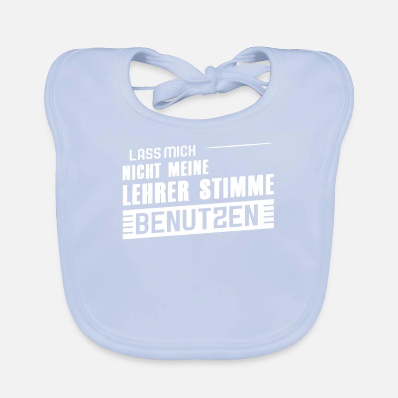 Lehrer Beruf Schullehrer Geschenk Baby Bio-Lätzchen