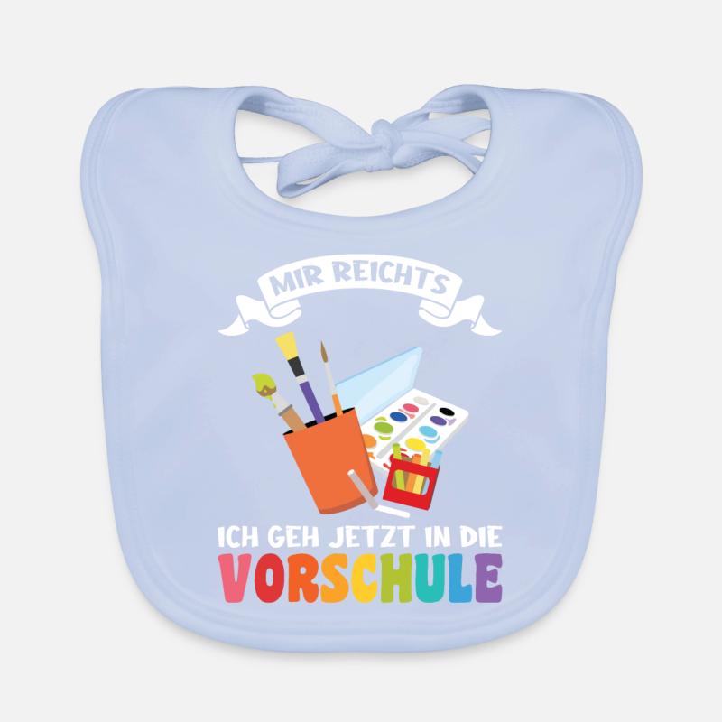 Vorschule Anfang Vorschulkind Geschenk Baby Bio-Lätzchen