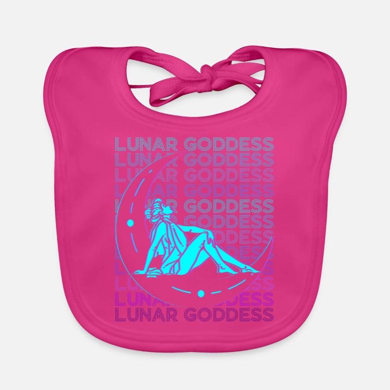 Déesse de la Lune Wicca Pagan Retro Bavoir bio Bébé