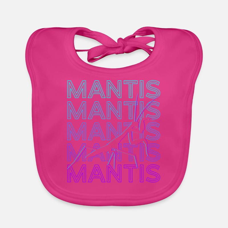 Mantis Praying Mantis Retro Organic Baby Bibs
