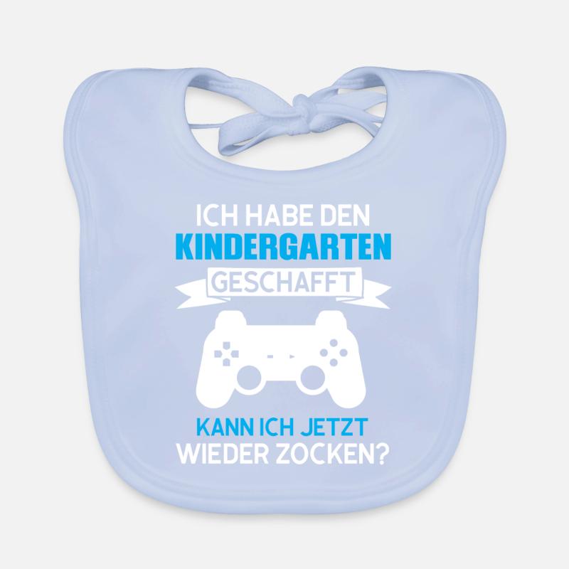 Kindergarten Gaming Kindergartenkind Geschenk Baby Bio-Lätzchen