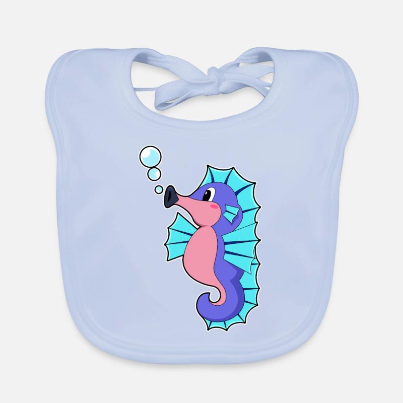 Hippocampe Bavoir bio Bébé