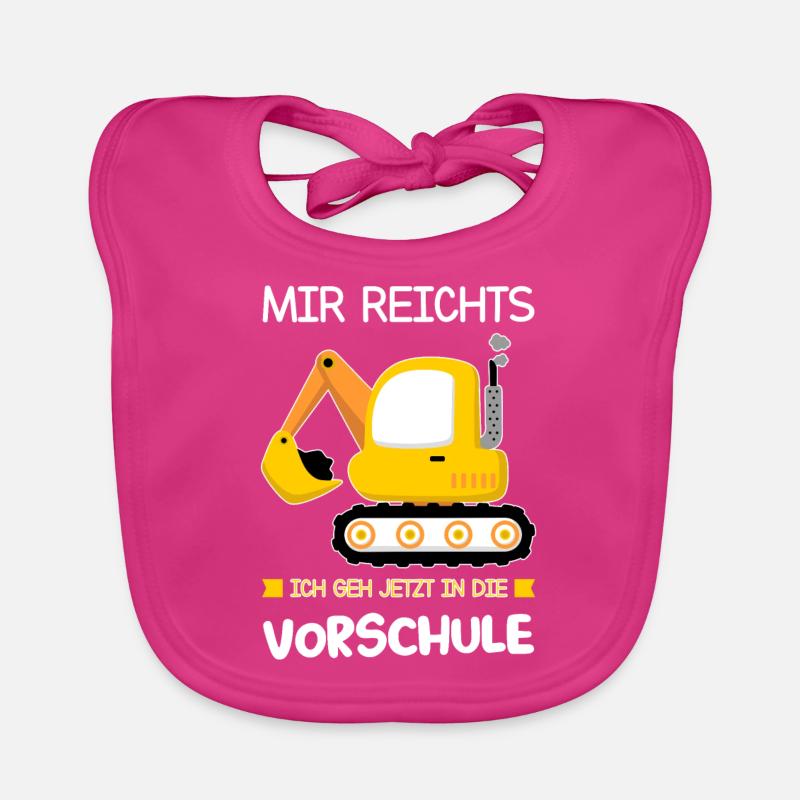 Vorschule Bagger Vorschüler Geschenk Baby Bio-Lätzchen