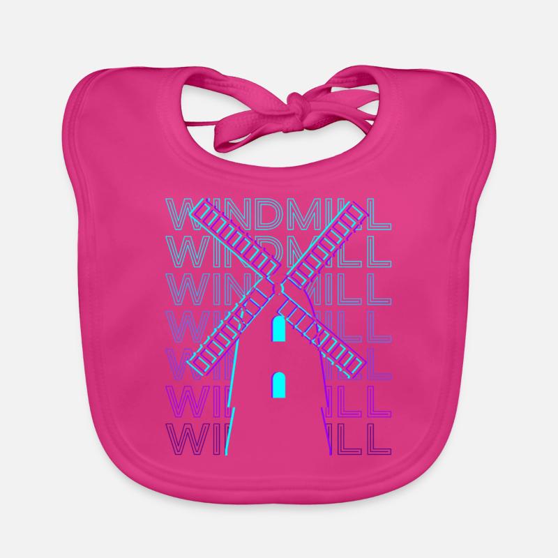 Windmill Retro Organic Baby Bibs