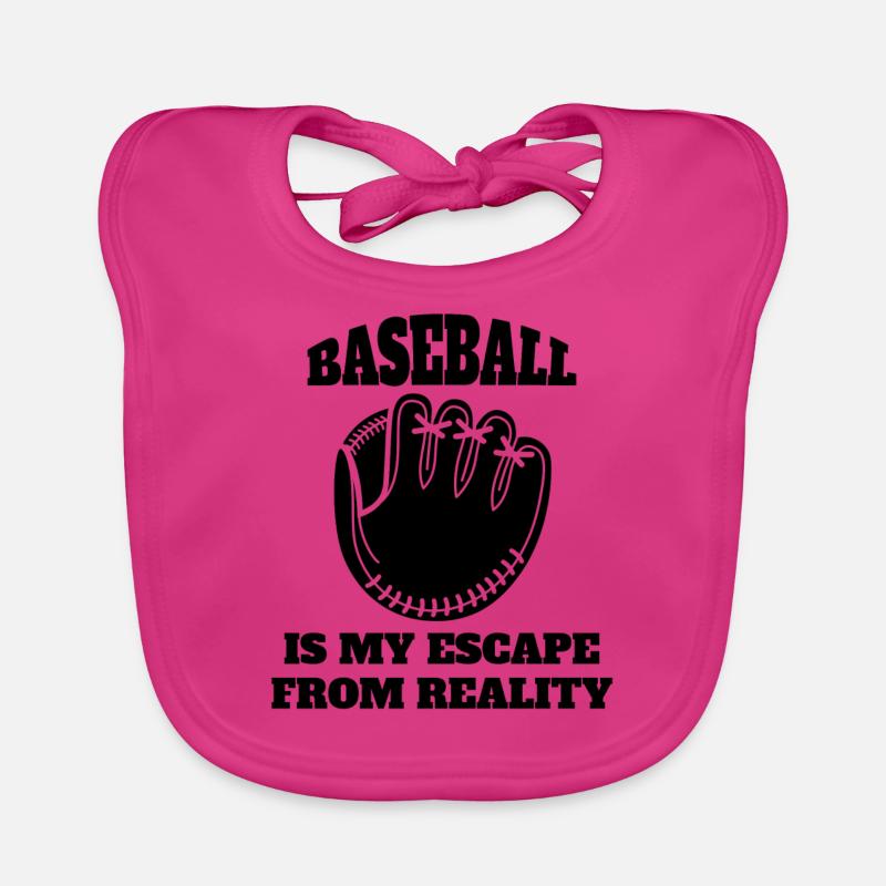 Cadeau de baseball Baseball Game Baseball Amateurs Bavoir bio Bébé