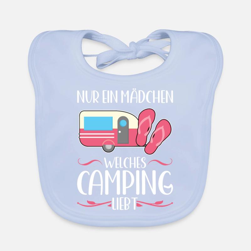 Campen camper Wanderung Geschenk Baby Bio-Lätzchen