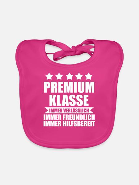 Lehrer Rente Renteeintritt Geschenk - Baby Bio-Lätzchen - Fuchsia