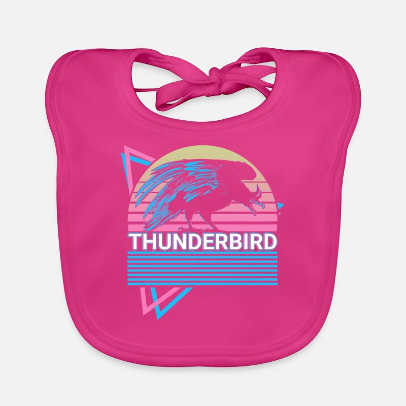 Donnervogel Kryptide Kryptozoologie Retro Baby Bio-Lätzchen