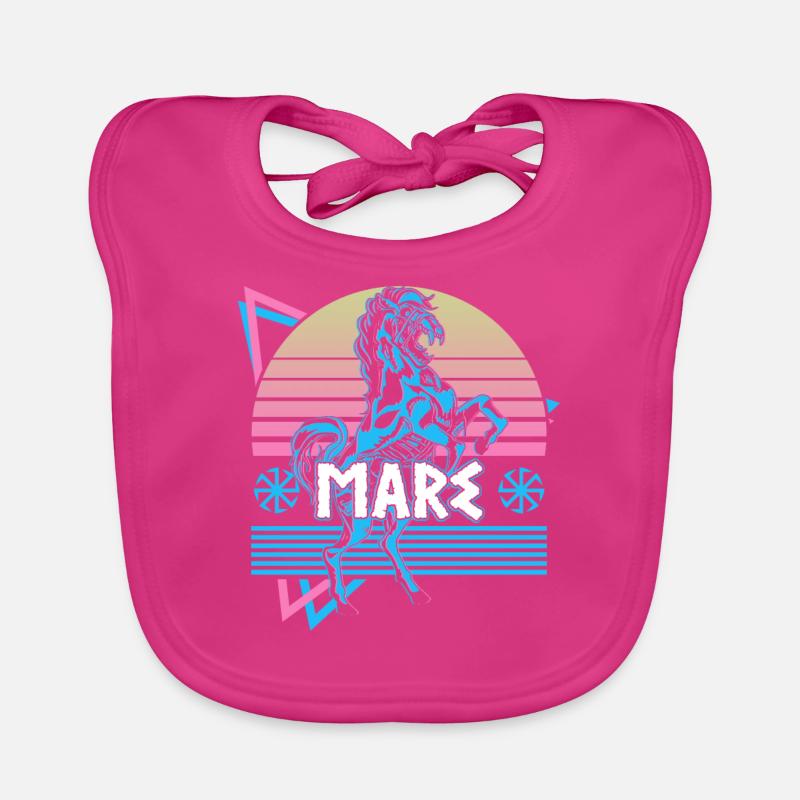 Mare Norse Mythology Germanic Folklore Organic Baby Bibs