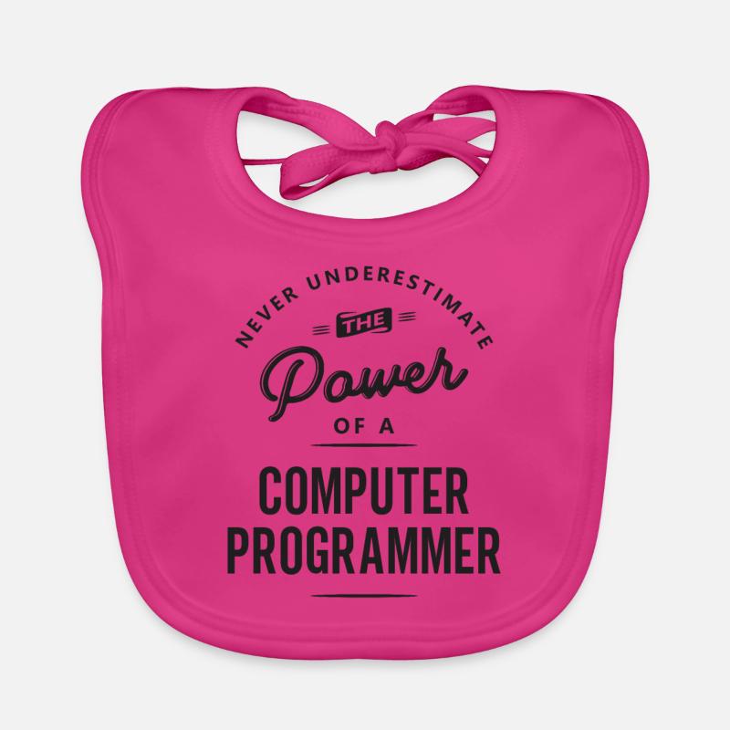 Computer Programmer Funny Job Title Organic Baby Bibs