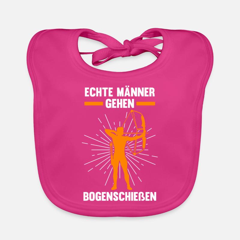 Bogen Sport Bogenschießen Bogen Geschenk Baby Bio-Lätzchen