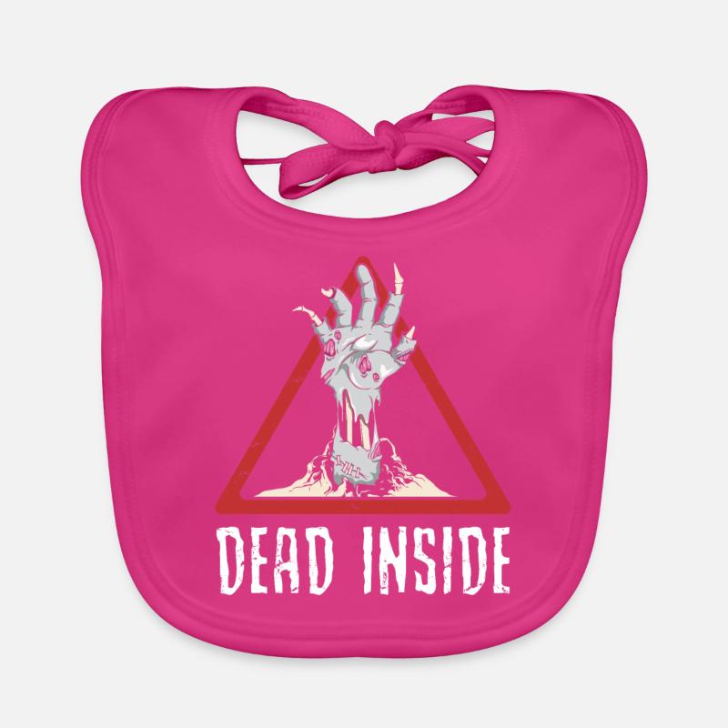 Zombiecore Aesthetic Skeleton Hand Zombie Hand Organic Baby Bibs