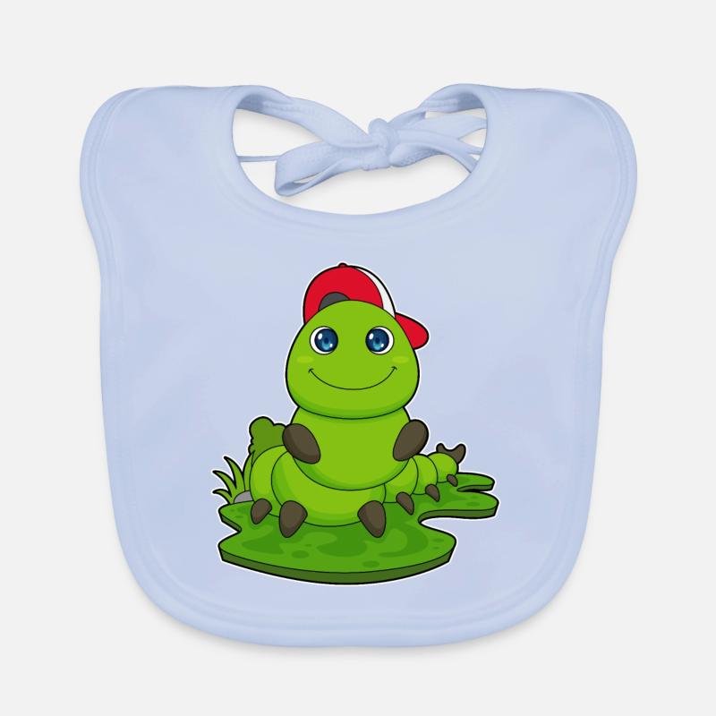 Chenille avec capuchon Bavoir bio Bébé
