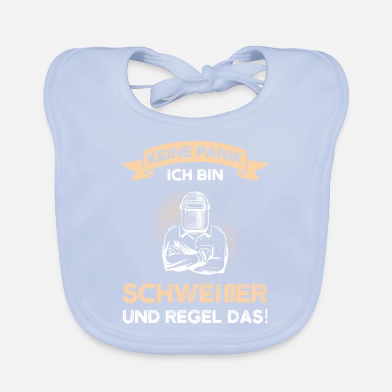 Schweißer Beruf Schweisser Geschenk Baby Bio-Lätzchen